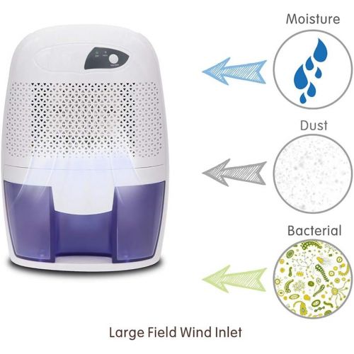  RZH 500ML Portable Mini Dehumidifier Electric Quiet Air Dryer Drying Moisture for Home Office Bathroom - EU/US/AU Plug,US Plug