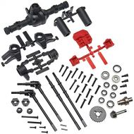 RZXYL Axial AX31438 AR44 High-Pinion Front Axle or Rear Locked Axle Complete Parts Set (53-Pieces) - Fits SCX10 II