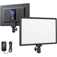 RALENO 19.5W LED Video Soft Light Panel, 650Lux/m Camera Panel Light Built-in 2* 4000mAh Batteries, CRI>95 3200-5600K Photography Studio Lights for TikTok YouTube Video Recording Photography Streaming