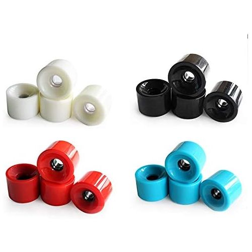  RaceBon 70mm Longboard Skateboard Wheels Hardness 78A Polyurethane Cruising Wheel Free 608 Bearings and Spacers Set of 4