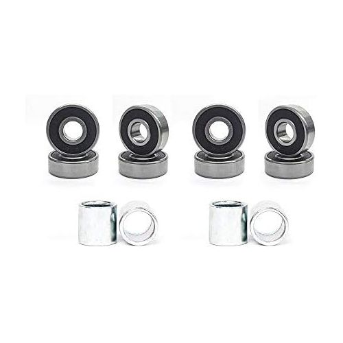  RaceBon 52mm Skateboard Wheels Hardness 95A Polyurethane Trick Skating Wheel Free 608 Bearings and Spacers Set of 4