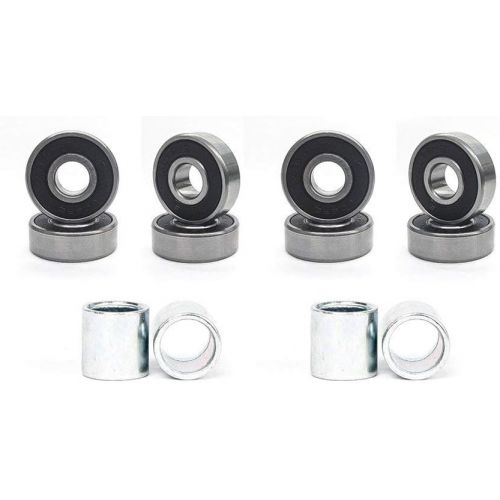  RaceBon 52mm Skateboard Wheels Hardness 95A Polyurethane Trick Skating Wheel Free 608 Bearings and Spacers Set of 4