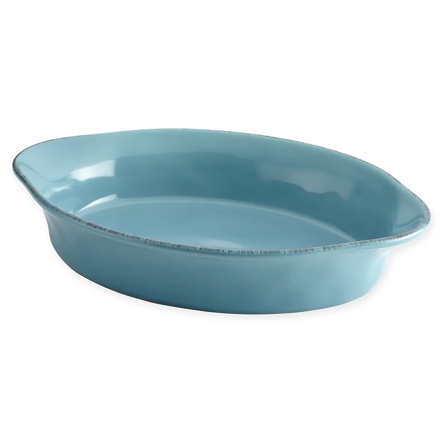  Rachael Ray Stoneware 2 qt. Oval Baker