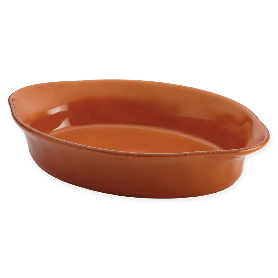  Rachael Ray Stoneware 2 qt. Oval Baker