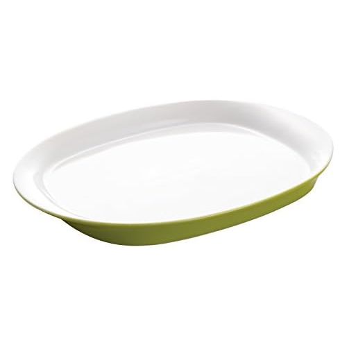  Rachael Ray Dinnerware Round & Square Platter, 14, Green: Dishes Square: Kitchen & Dining