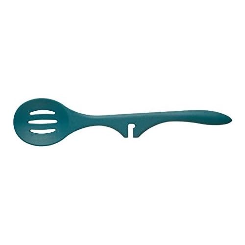  Rachael Ray Kitchen Tools and Gadgets Nonstick Utensils/Lazy Spoonula, Solid and Slotted Spoon, 3 Piece, Marine Blue: Kitchen & Dining