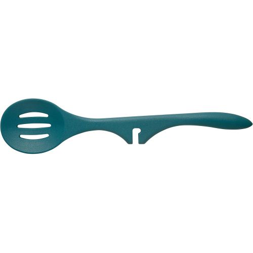  Rachael Ray Kitchen Tools and Gadgets Nonstick Utensils/Lazy Spoonula, Solid and Slotted Spoon, 3 Piece, Marine Blue: Kitchen & Dining