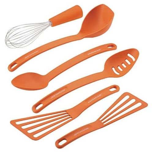  Rachael Ray Gadgets Utensil Kitchen Cooking Tools Set, 6 Piece, Orange: Rachel Ray Cookware: Kitchen & Dining