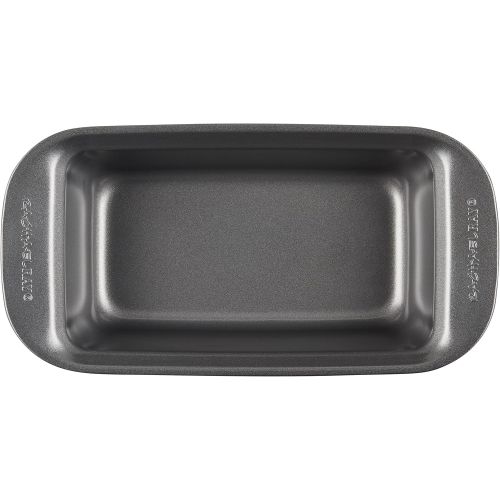  [아마존베스트]Rachael Ray Bakeware Meatloaf/Nonstick Baking Loaf Pan with Insert, 9 Inch x 5 Inch, Gray