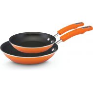 [아마존베스트]Rachael Ray Brights Nonstick Frying Pan Set / Fry Pan Set / Skillet Set - 9.25 Inch and 11 Inch, Orange
