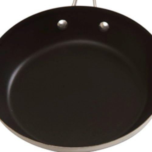  [아마존베스트]Rachael Ray Brights Hard Anodized Nonstick Frying Pan Set / Fry Pan Set / Hard Anodized Skillet Set - 9.25 Inch and 11.5 Inch, Gray with Orange Handles