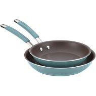 [아마존베스트]Rachael Ray Cucina Nonstick Frying Pan Set / Fry Pan Set / Skillet Set - 9.25 Inch and 11 Inch, Blue