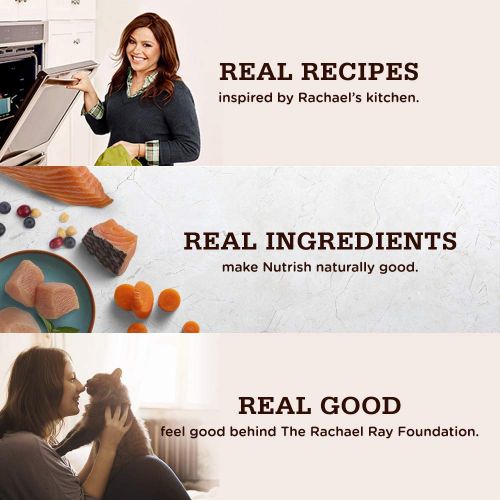  Rachael Ray Nutrish Indoor Complete Chicken with Lentils & Salmon Recipe Dry Cat Food, 14 Pounds