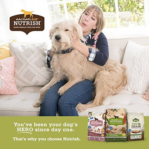  Rachael Ray Nutrish Natural Dry Dog Food, Real Chicken & Veggies Recipe, 40 Lbs