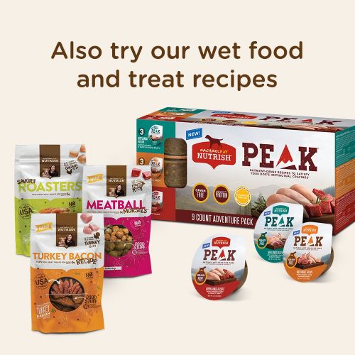  Rachael Ray Nutrish PEAK Natural Grain Free Dry Dog Food, Open Range with Beef, Venison &...