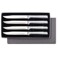Rada Cutlery S55 4-Piece Utility Steak Knife Set, Aluminum Handles