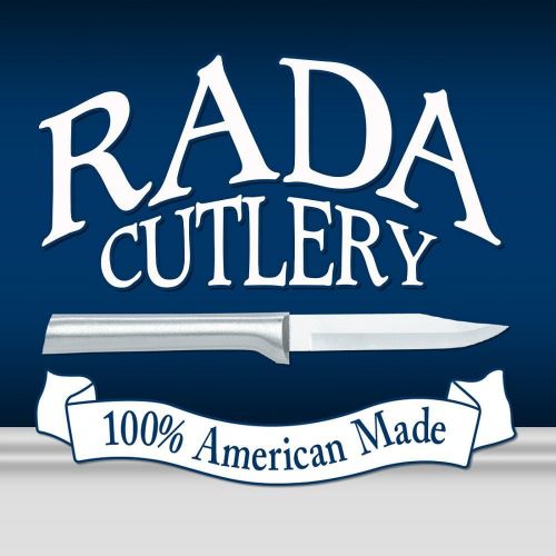  Rada Cutlery S55 4-Piece Utility Steak Knife Set, Aluminum Handles