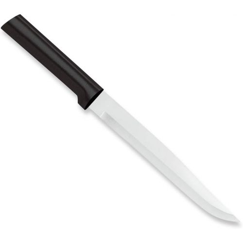  Rada Cutlery Slicing Knife ? Stainless Steel Blade With Black Steel Resin Handle Made in USA, 11-3/8 Inches