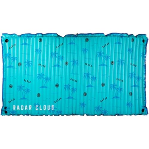  Radar Cloud Water Floating Mat, Blue Palms, 5x10 feet