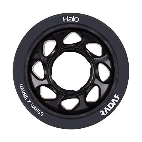  Radar Wheels - Halo - Roller Skate Wheels - 4 Pack of 38mm x 59mm Wheels