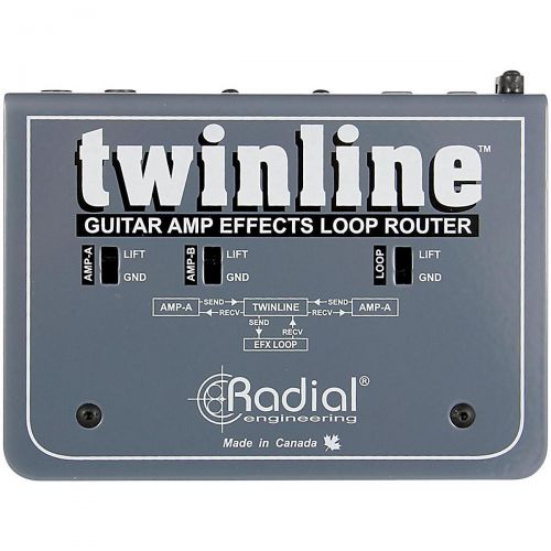  Radial Engineering},description:The Radial Twinline is a unique device that enables a guitarist to share effects pedals between two amps when using the amplifiers built-in (rear-pa