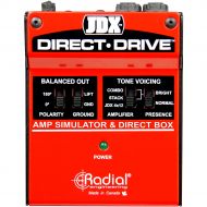 Radial Engineering},description:The Radial JDX Direct-Drive is a unique and powerful device that emulates the sound of a guitar amplifier while doubling as a direct box. Unlike a t