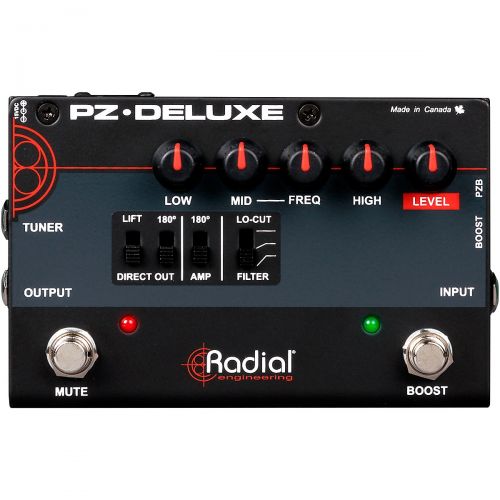  Radial Engineering},description:The Radial PZ-Deluxe is a studio-quality instrument preamp that works well with a wide variety of pickups and transducers. Apart from its studio app