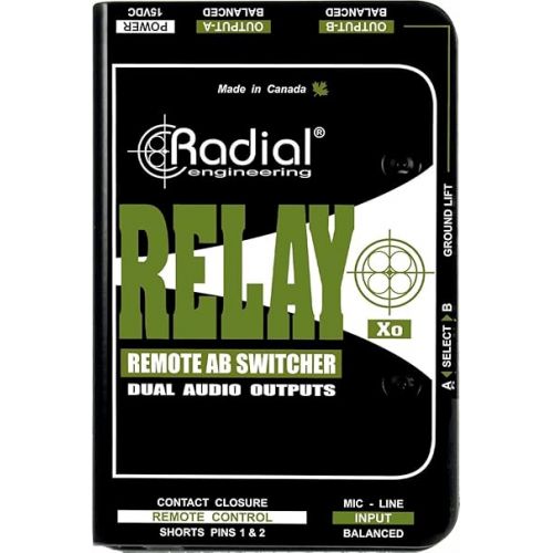  Radial Relay XO Balanced Remote AB Switcher