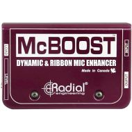 Radial McBoost 1-Channel Active Mic Boost Direct Box
