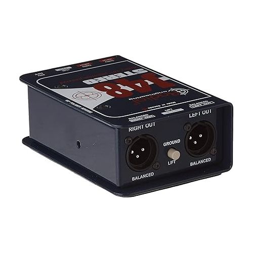  Radial J48 Stereo 2-Channel Active Instrument Direct Box