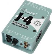 Radial Engineering J+4 Stereo Line Driver -10dB to +4dB Interface