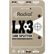 Radial LX3 3-Channel Balanced Line Splitter W Isolation