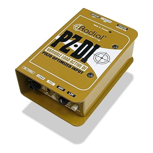  Radial Engineering PZ-DI Acoustic/Orchestral Instrument Active Direct Box