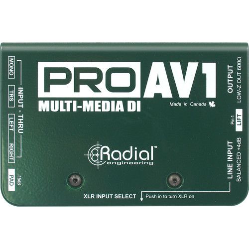  Radial Engineering ProAV1 Passive Multimedia Direct Box