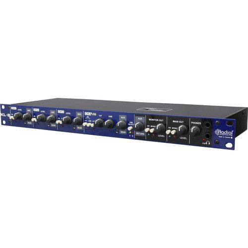  Radial Engineering KL-8 Rackmount Keyboard Mixing Station