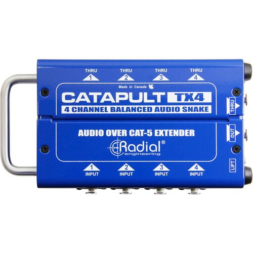  Radial Engineering Catapult TX4M 4-Channel for Microphone Signal Routing over Cat5/6 (Transmitter)