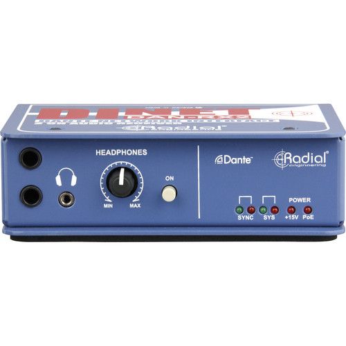  Radial Engineering DiNET DAN-RX2 2-Channel Dante Network Receiver