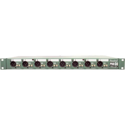  Radial Engineering ProD8 - 8 Channel Rackmount Passive Direct Box