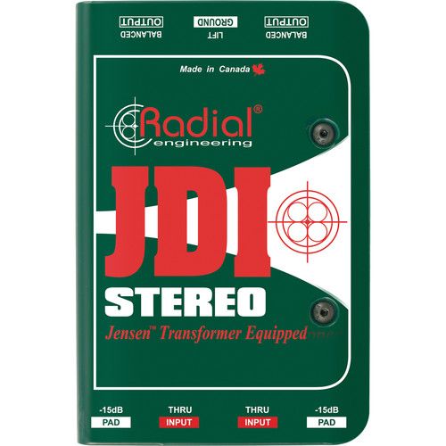  Radial Engineering JDI Stereo Passive Direct Box