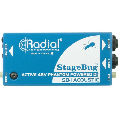  Radial Engineering StageBug SB-1 Active Acoustic Direct Box