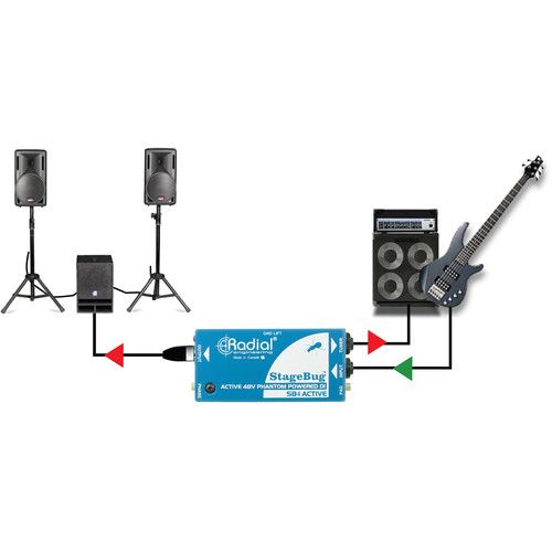  Radial Engineering StageBug SB-1 Active Acoustic Direct Box