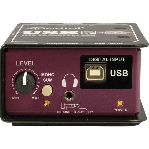  Radial Engineering USB-Pro Stereo USB Laptop DI