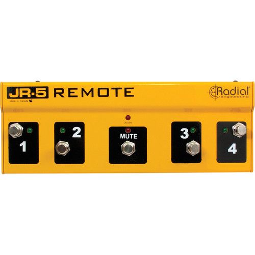  Radial Engineering JR5 Remote Footswitch for JX44 Air Control Guitar Signal Manager