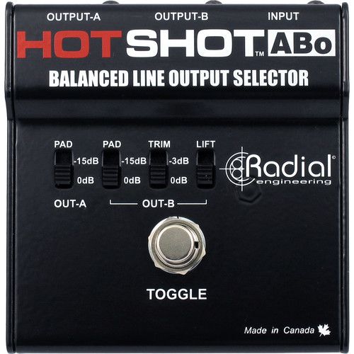  Radial Engineering Hotshot ABo Line Output Selector