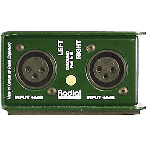  Radial Engineering Pro-ISO +4/-10 dB Stereo Line Isolator