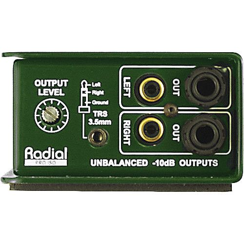  Radial Engineering Pro-ISO +4/-10 dB Stereo Line Isolator