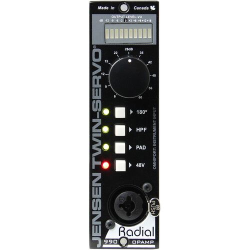  Radial Engineering Twin-Servo 500 Series Microphone Preamp