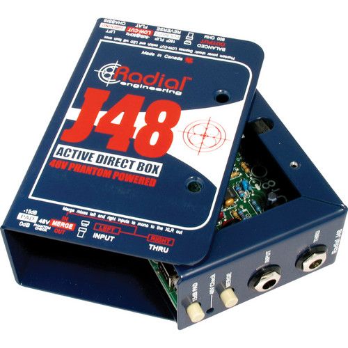  Radial Engineering J48 Phantom Powered Active Direct Box