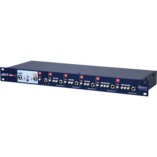  Radial Engineering JD-7 - 1x7 Guitar Signal Distribution Amplifier