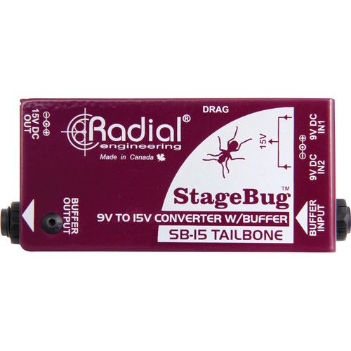  Radial Engineering StageBug SB-15 Tailbone Signal Buffer
